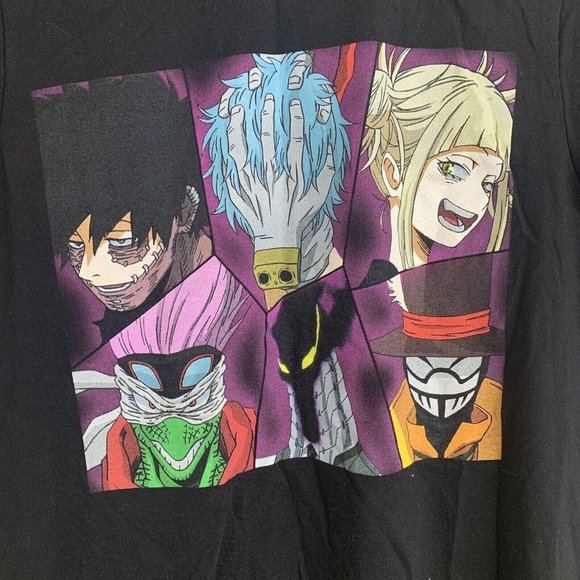 My Hero Academia League Of Villains Hot Topic T Shirts Small - Picture 3 of 5